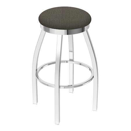 Holland Bar Stool Co 25" Swivel Counter Stool, Chrome Finish, Graph Chalice Seat 80225CH019